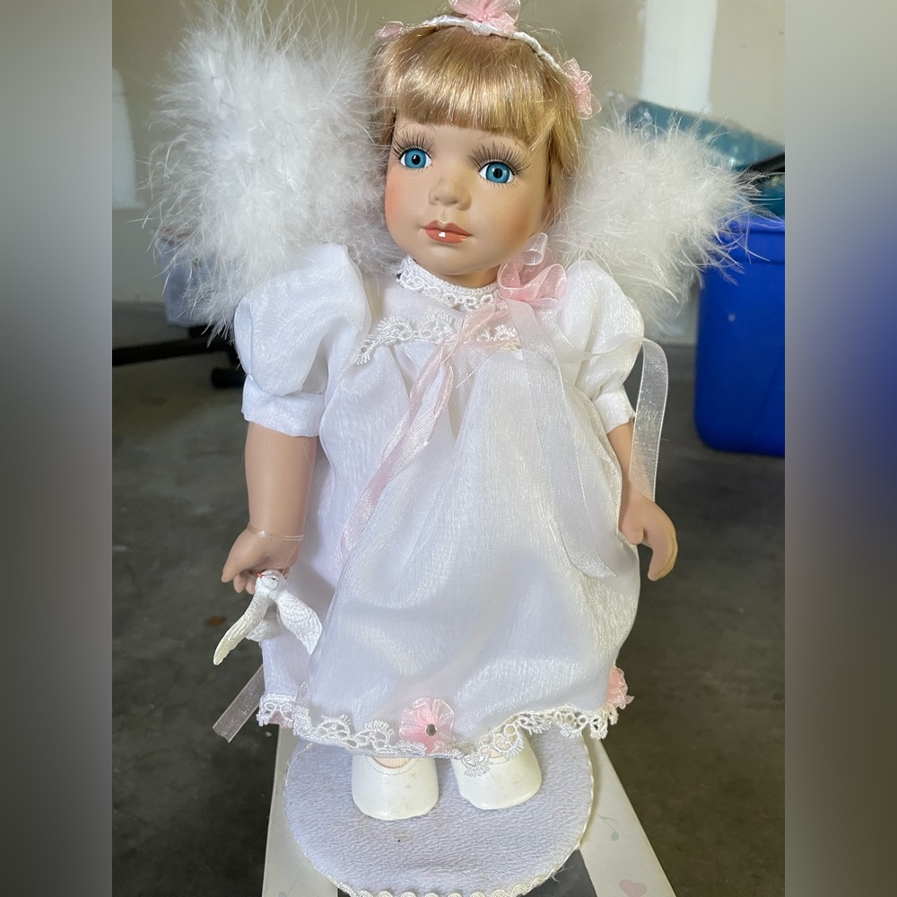 Angel porcelain doll